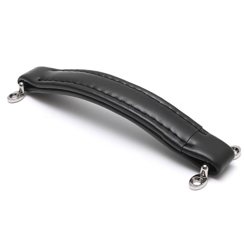 21cm black leather style - black,